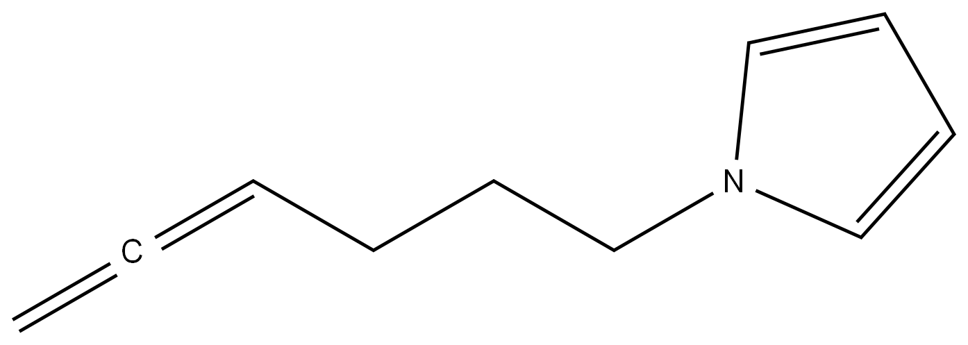 1-(hexa-4,5-dien-1-yl)-1H-pyrrole Struktur